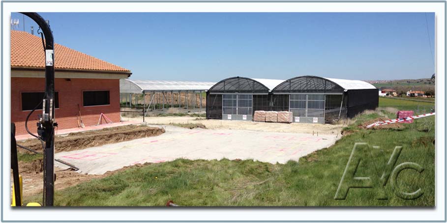 Construcción nave industrial en Ávila - Fase 3