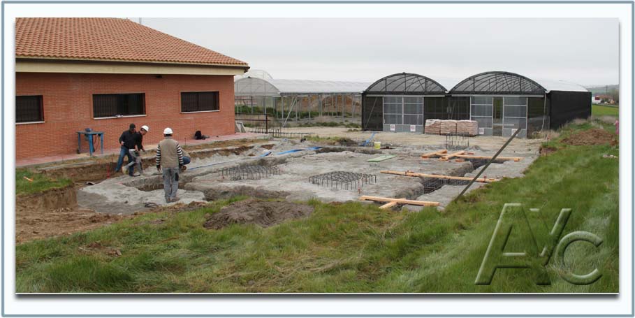 Construcción nave industrial en Ávila - Fase 4