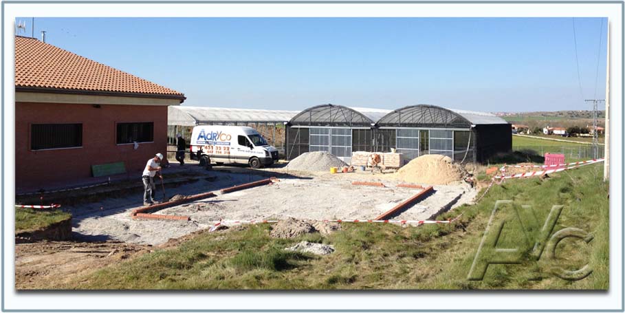 Construcción nave industrial en Ávila - Fase 5