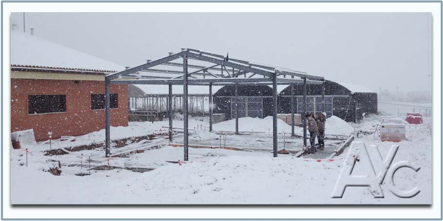 Construcción nave industrial en Ávila - Fase 6