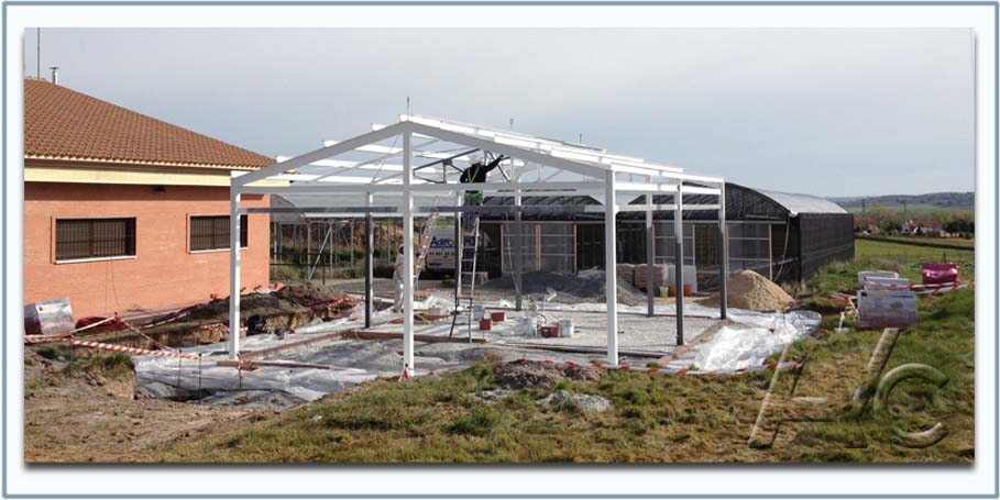 Construcción nave industrial en Ávila - Fase 7