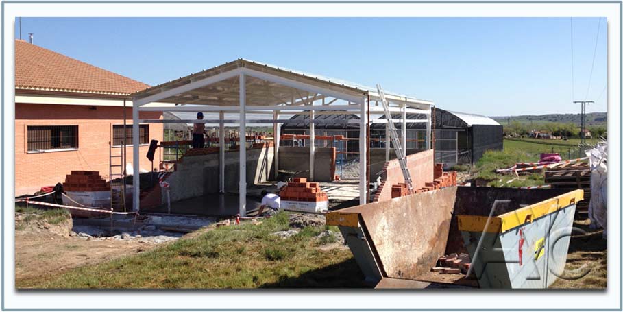 Construcción nave industrial en Ávila - Fase 8