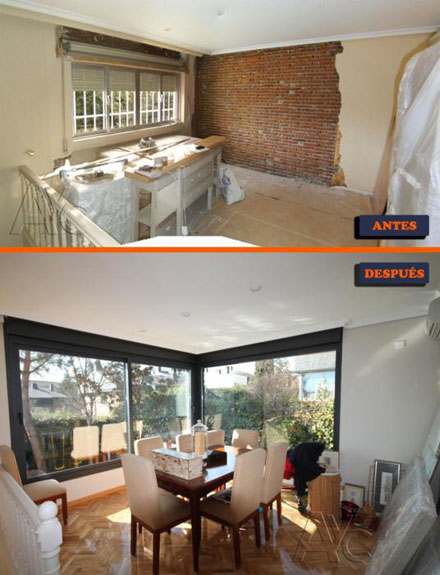 Ampliación ventanal salón