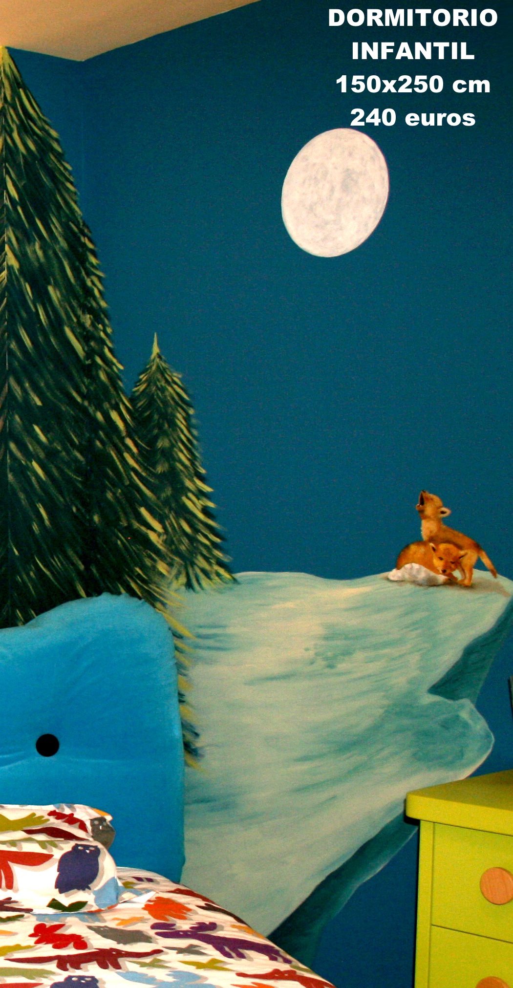 Decoración artesanal paredes guardería